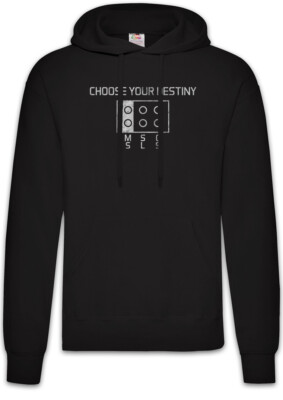 Choose Your Destiny Hoodie Sweatshirt Plug Nerd Geek Fun Msc SLS