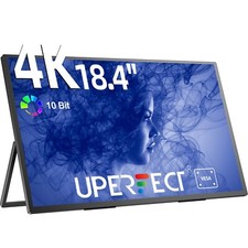 UPERFECT 18.4 Inch 4K Portable Monitor 3840x2160 Gaming Monitor USB C Screen