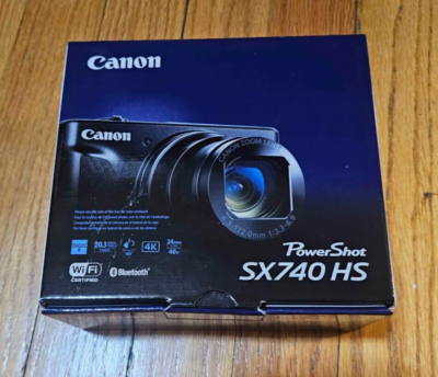 #ad Canon PowerShot SX740 HS Wi Fi 4K Digital Camera Black 2955C001 NEW $735.59