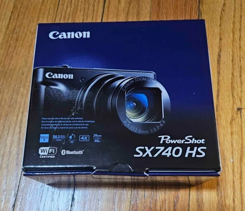 Canon PowerShot SX740 HS 20.3MP Point & Shoot Camera - Black