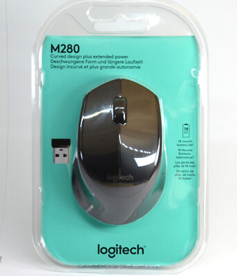  Logitech M280 Wireless Maus Kabellos Mouse Funk Beidhändig USB 1000dpi Gaming
