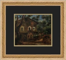 Pierre-Auguste Renoir The House at Les Collettes in Cagnes Custom Framed Print