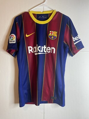 Nike FC Barcelona 2020/21 La Liga Stadium Home Men's Soccer T