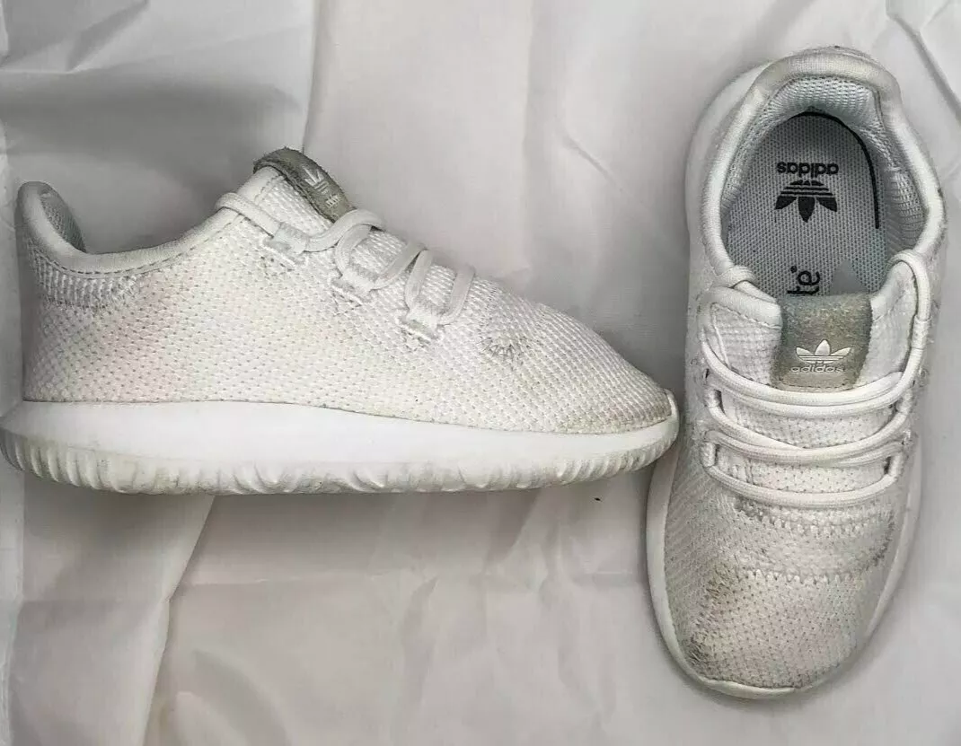 Pre Owned White Adidas Ortholite size 9 kids