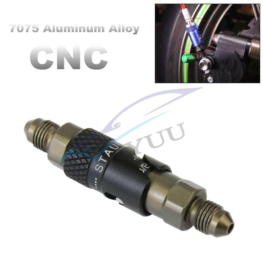 3AN CNC Black Aluminum Quick Release Dry Brake Line Coupling Fitting Universal*1 4388558940426