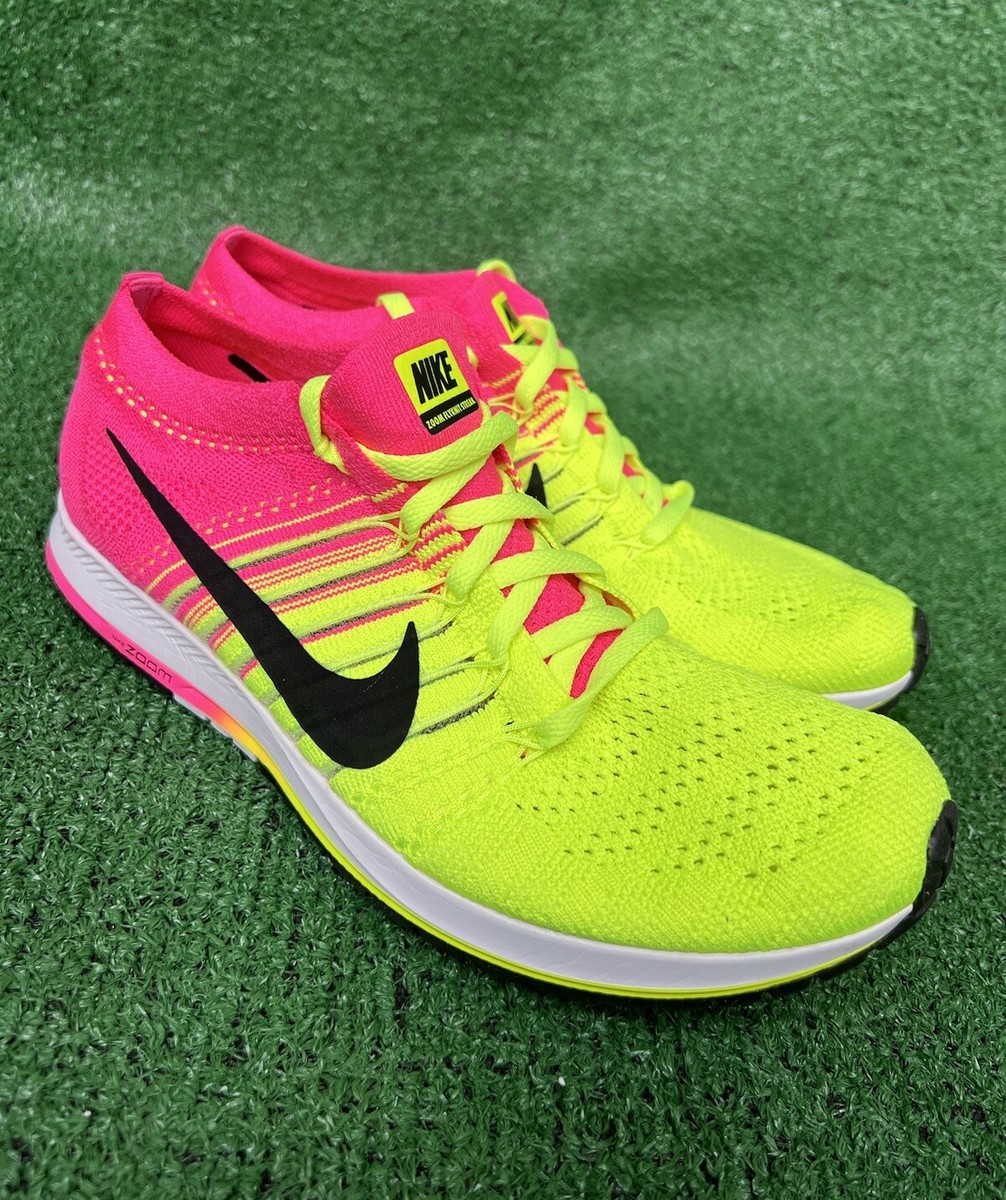 Nike Zoom Streak Flyknit Running Shoes Swoosh Men's Size 8