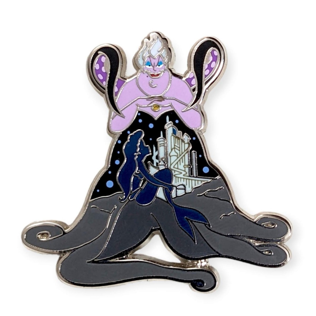 Little Mermaid Disney Pin: Overshadowing Villains Ursula and