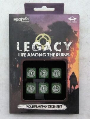 LEGACY LIFE AMONG THE RUINS WÜRFELSET FÜR RPG ROLLENSPIEL BRANDNEU & VERSIEGELT