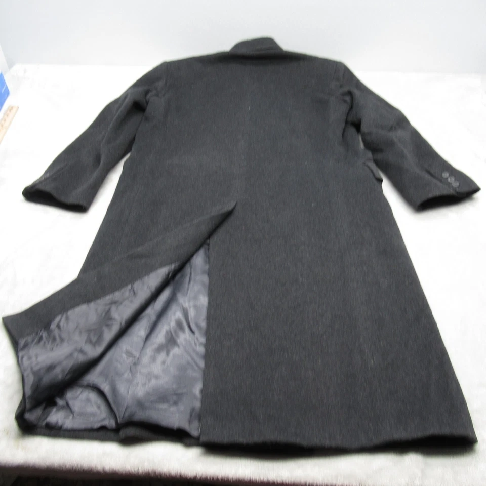 Abrigo de lana de cachemir Duke of Savoy para hombre 44 gris chaqueta de trinchera de doble botonadura Foto 3 de 4