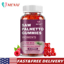 Saw Palmetto for Women  Biotin Supplement DHT Blocker Women Hair Growth 60ct