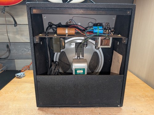 1967 Kalamazoo Model 1 Wood Face Black Grill All Tube Guitar Amplifier Excellent - Picture 3 of 16