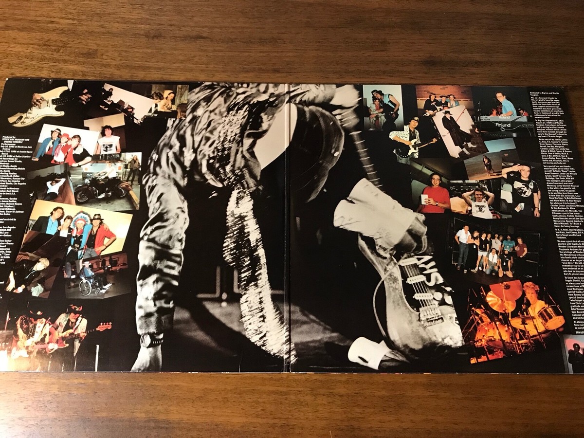 STEVIE RAY VAUGHAN AND DOUBLE TROUBLE ORIGINAL ~ LIVE ALIVE ~ 2-LP