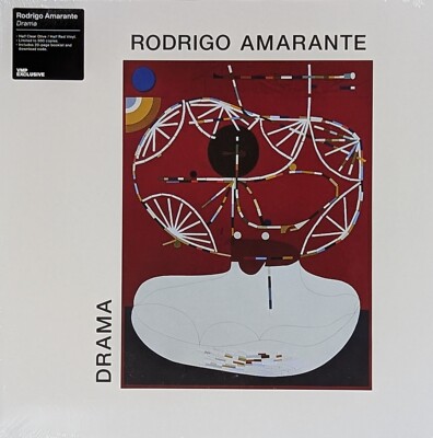 RODRIGO AMARANTE Drama SEALED Exclusive LP Clear Olive/Half Red Vinyl VMP