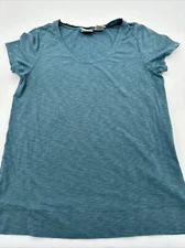 St. Tropez West T-Shirt Women Small Green Solid…#6120