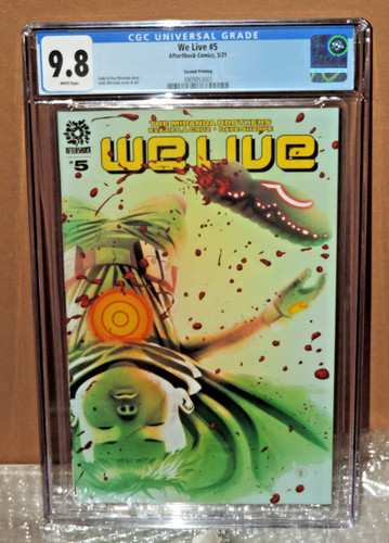We Live #5 CGC 9.8 Second 2nd  Print Miranda Brothers  Aftershock Comics 2021