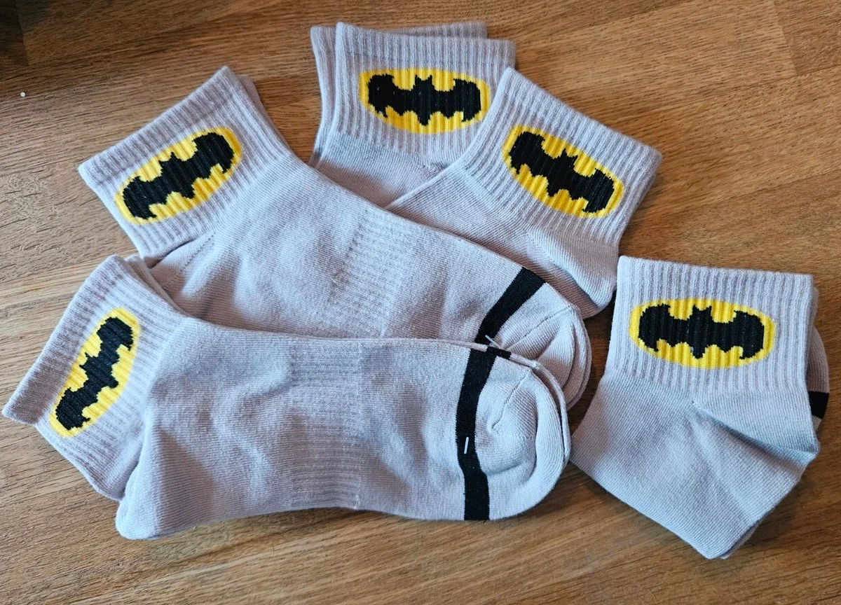 Set of 5 x Men s BATMAN Socks Marvel Guy s Boys