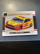 2018 Donruss Nascar Racing POLE POSISTION Insert Card JOEY LOGANO
