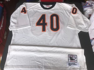 gale sayers white jersey