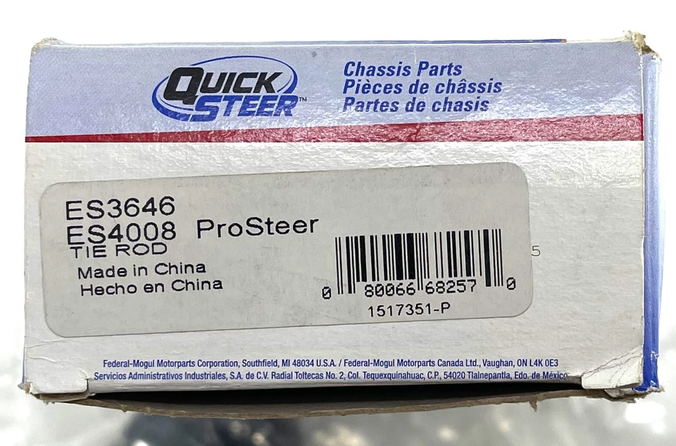 Extremidade externa da haste de amarração ES3646 para Select 1996-2005 A8 A6 Passat Quattro S8 frontal 4008 - Imagem 2 de 4