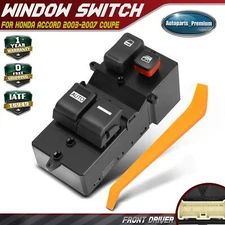 Front Left Driver Side Door Power Window Switch for Honda Accord 2003-2007 Coupe