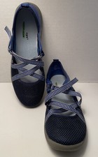 Bare Traps Amapola Talla 8.5M Espuma con Memoria Tirantes Mary Jane Zapatos Gancho Cierre de Lazo