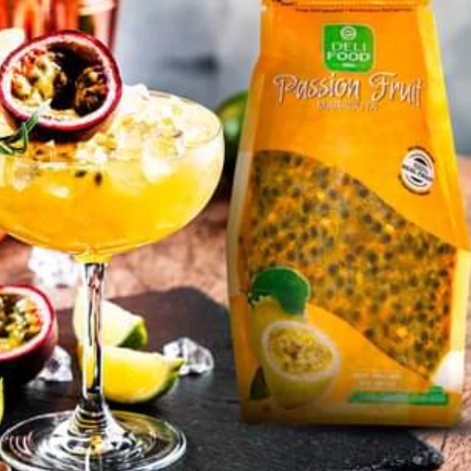 Passion Fruit Pulp Natural Maracuya Puree for Smoothies & Desserts No Sugar - Image 4 of 4