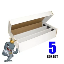 5x BCW 3000ct 3-row Storage Box with LID (5ct Lot) - $10.86/Box FREE SHIP