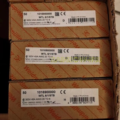 50PC/BOX FOR Weidmuller Current Measurement Terminal 1016900000 WTL 6/1 STB #SK