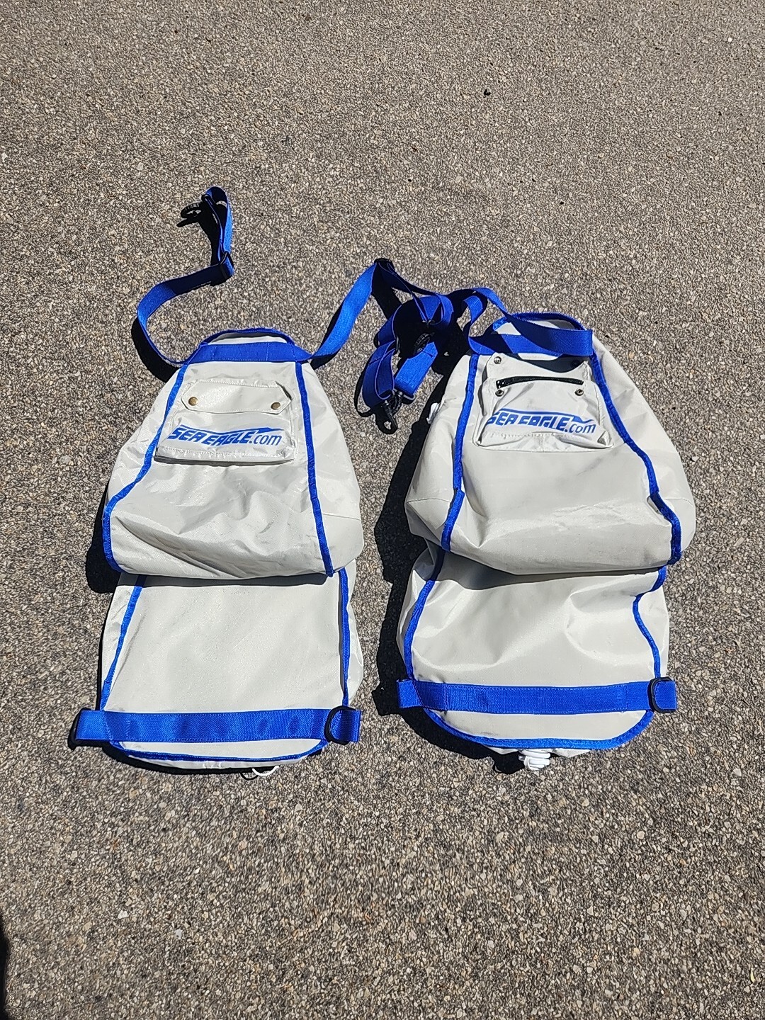 (2) Sea Eagle Deluxe Inflatable Kayak Seats Adjustable Support eBay