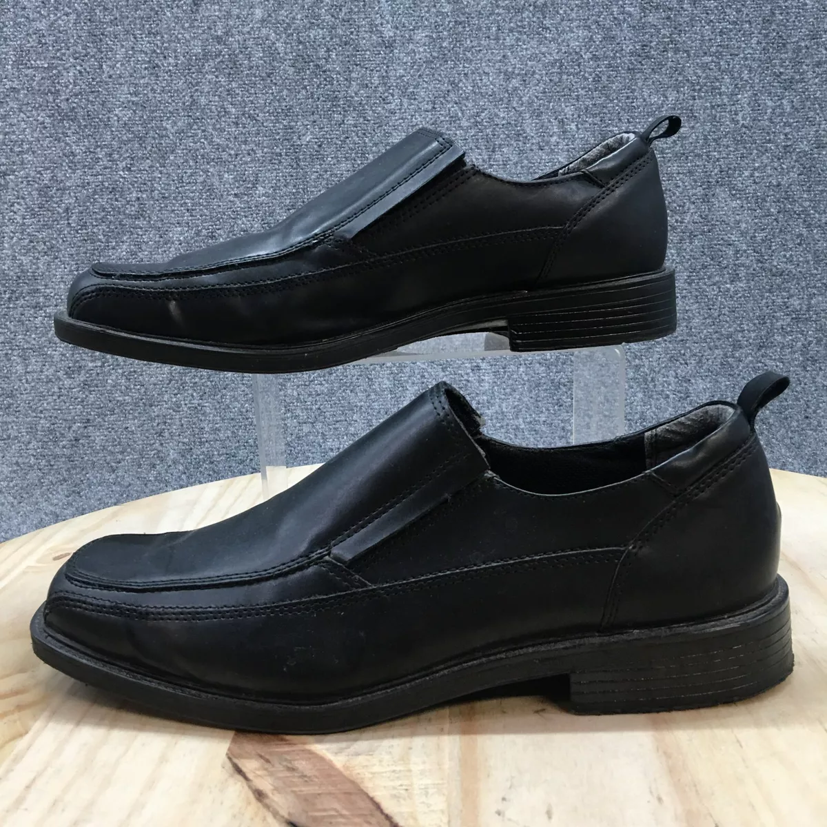 Square toe slip 2025 on shoes