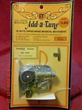 THORENS MUSIKIT ADD-A-TUNE 12 NOTE SWISS MUSICAL MOVEMENT "STAR DUST" NIP