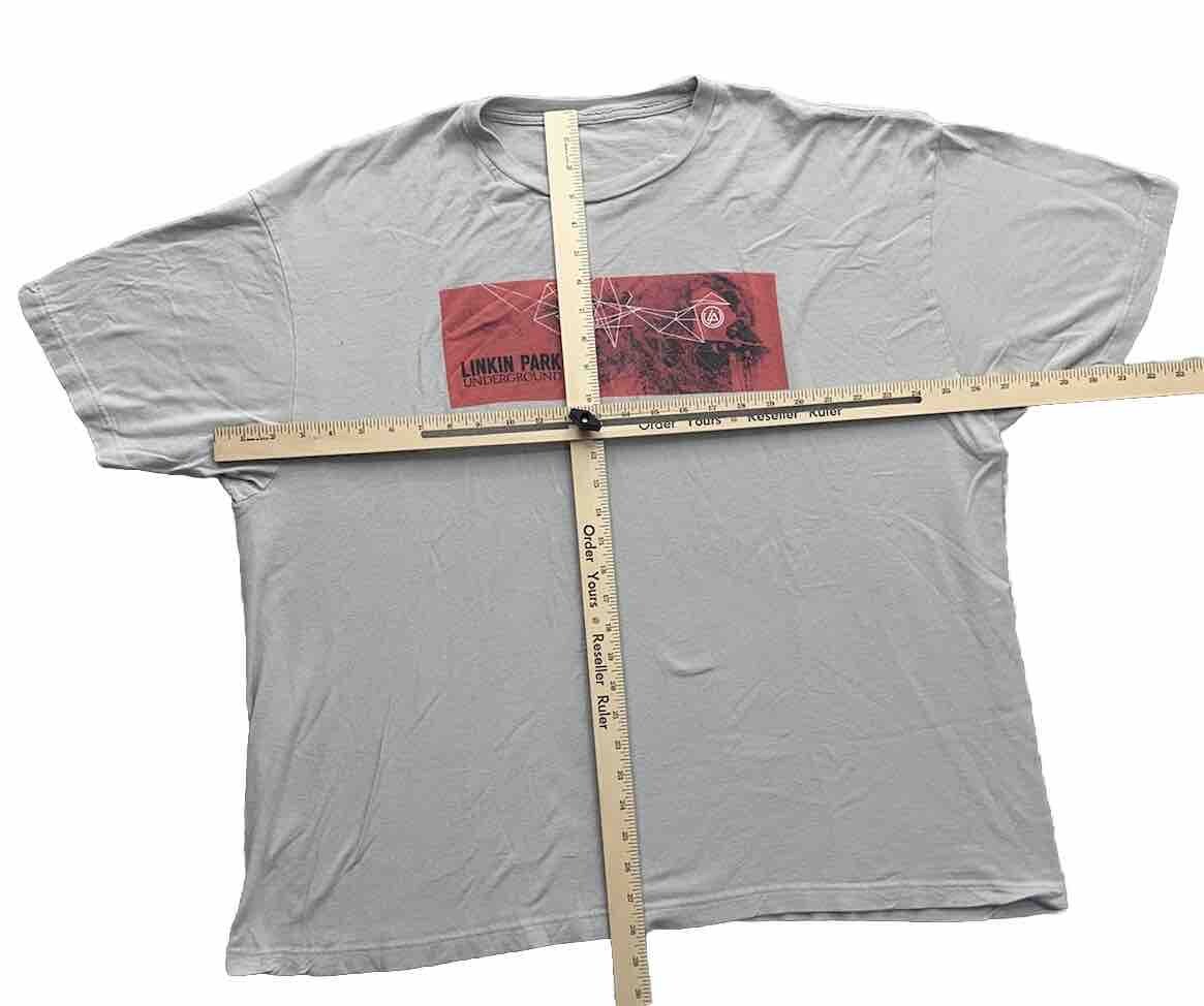 Linkin Park Underground 12 Band T Shirt Promo Adult 2XL Gray Red