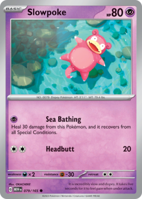 Slowpoke 79/165 Common | 151 | Pokemon Card | eBay