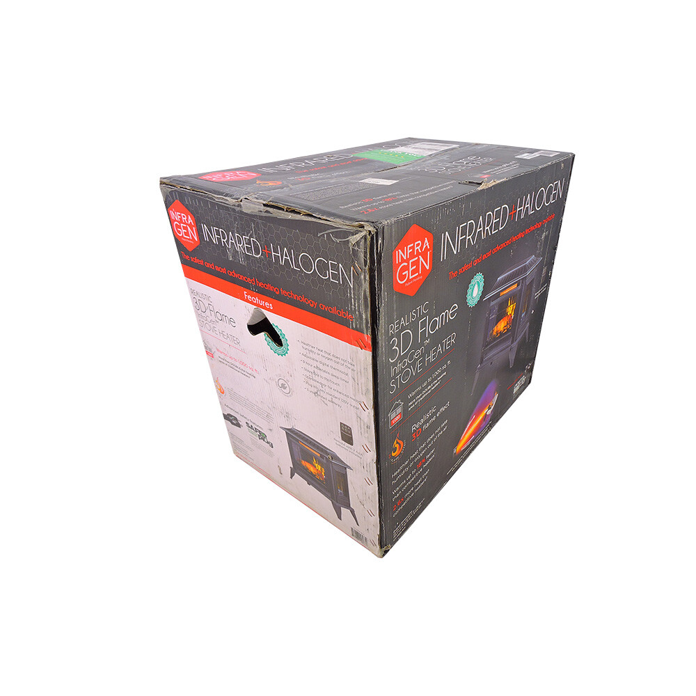 TwinStar International Infragen 3D Electric Fireplace Stove with Safer Plug