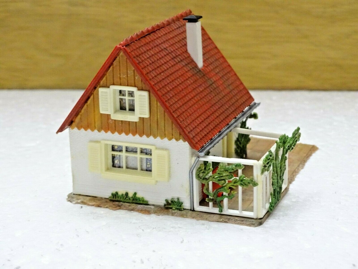 Maquette De Maison Individuelle - Échelle HO (1/87) - Occasion - Pour Modélisme Ferroviaire