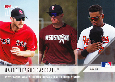 MLB Honors Stoneman Douglas Parkland Victims 2.23.2018 Topps NOW ST-3 Chis Sale