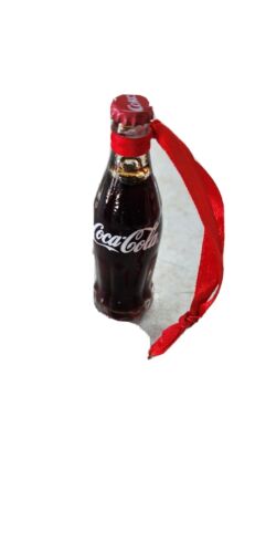 Miniature Coca Cola Bottle Ornament 3"  - Picture 1 of 4