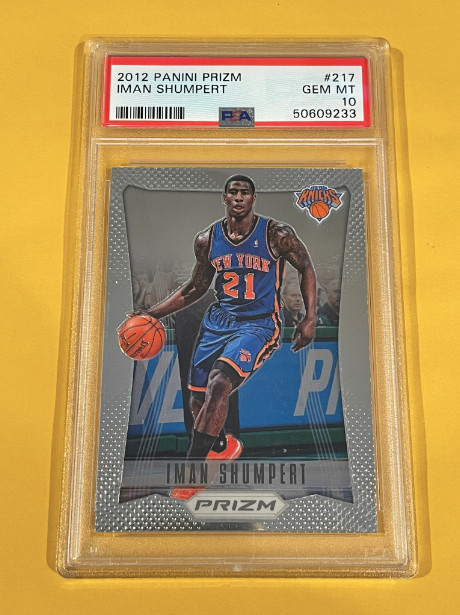 2012-13 Panini Prizm #217 Iman Shumpert PSA 10 GEM MINT MD298