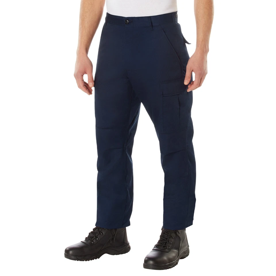 Rothco Navy Blue Tactical BDU Cargo Pants Military Pants 6 Pocket Fatigues - Image 4 of 4