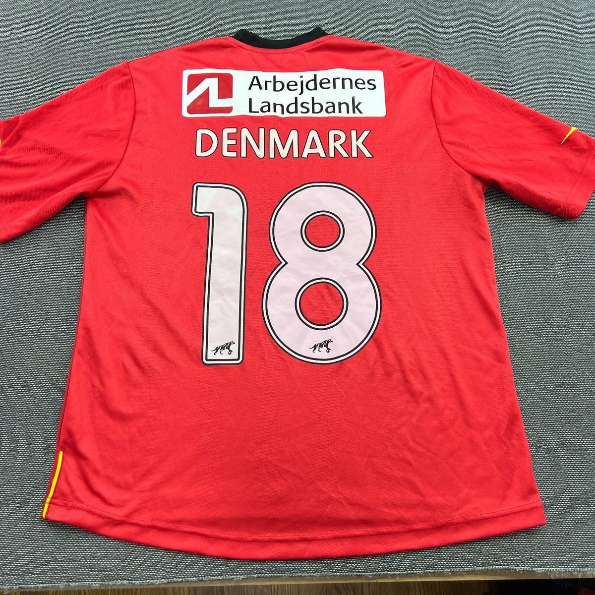 FC Nordsjaelland Diadora 2017-2018 Home Jersey Mens Large Adult