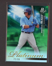 2018 Bowman Platinum Platinum Presence Green #PP13 Brendan McKay /99    *25262