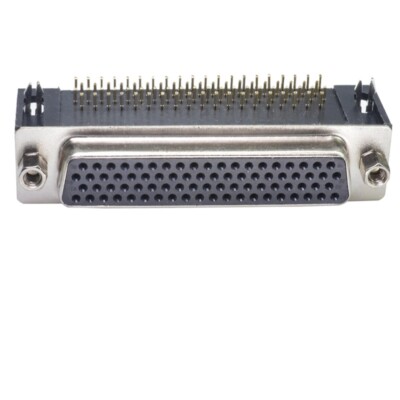 2x DB78 Male Female Connector D-SUB 78pin HDR78 Right Angled PCB Solder