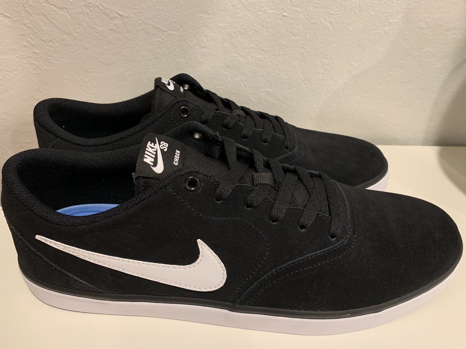 nike sb check suede shoes