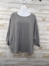 Pure Jill J Jill Gray Dolman Sleeve Front Pockets Sweater Size SP Small Petite