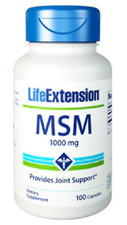 MSM 1000 mg, 100 capsules