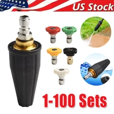 4.0GPM High Pressure Washer Rotating Turbo Nozzle Spray Tip 4000PSI 1/4" Quick