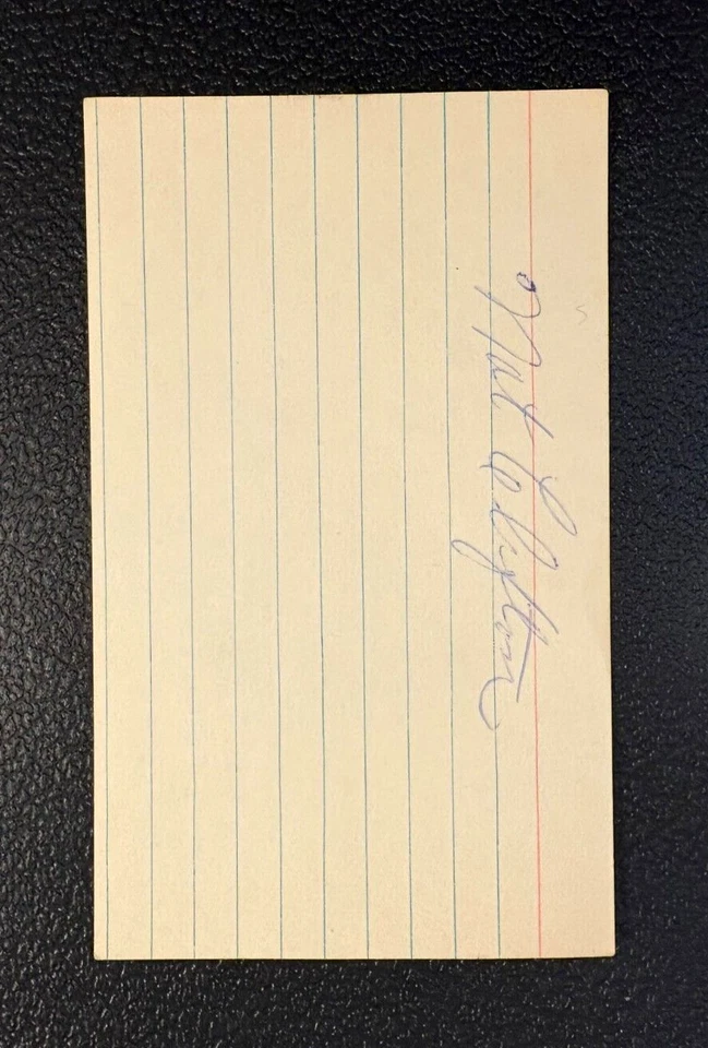 Nat Sweetwater Clifton, one of the 1st African American NBA players - Autograph - Image 2 of 4