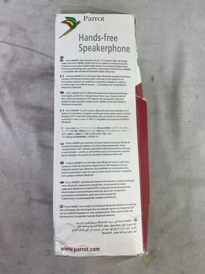 Parrot MiniKit Bluetooth Handsfree Speaker Speakerphone For Any Smartphone Black - Image 4 of 4