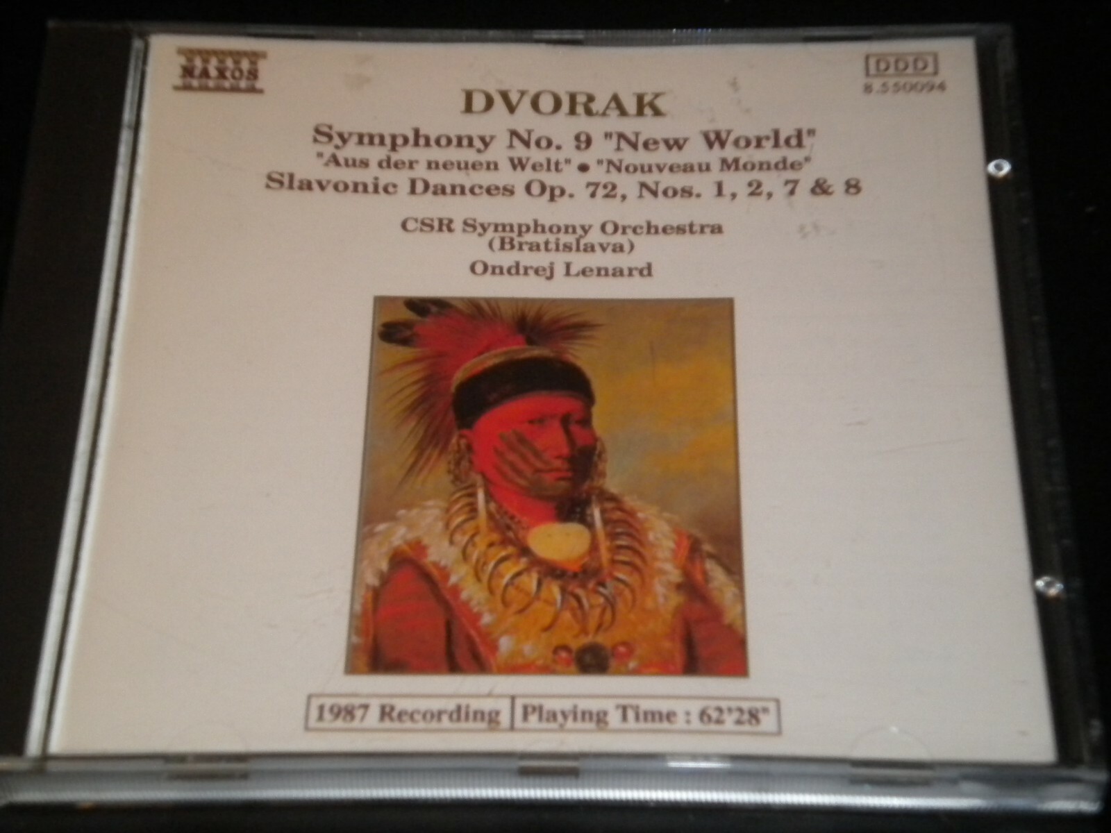 Dvorak - Symphony No. 9 ""New World"" - CD Album - 1988 Pacific - Made in Germany
