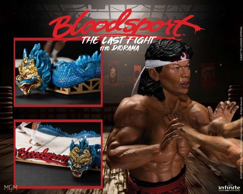 PRESALE COUPON €369,00 Infinite Statue BLOODSPORT Van Damme LAST FIGHT Diorama - Picture 7 of 9